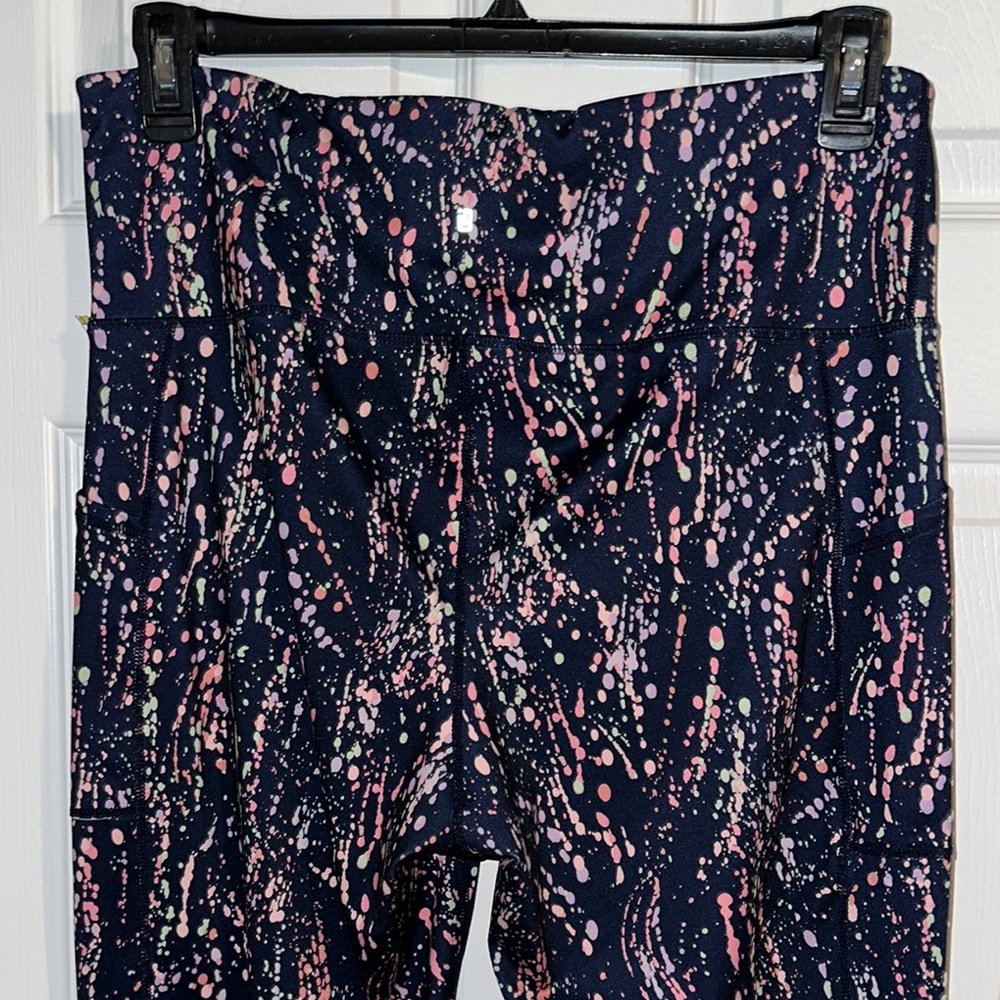 Ideology Black and Pink Performance Leggings - Picture 5 of 6